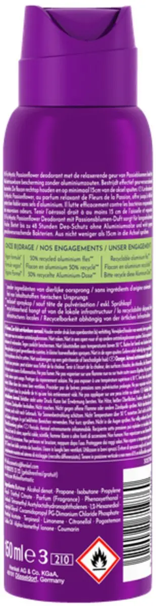 Fa Mystic Passionflower Deodorant Spray 900ml (6x150ml)