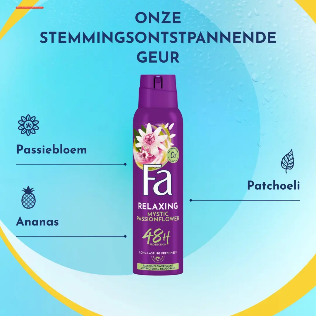 Fa Mystic Passionflower Deodorant Spray 900ml (6x150ml)