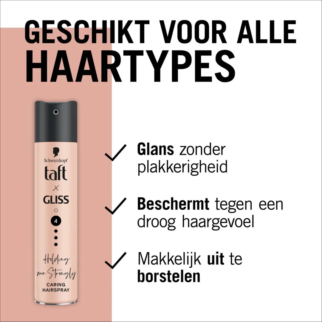 Taft x Gliss Me Strongly Haarspray - 6x250ml