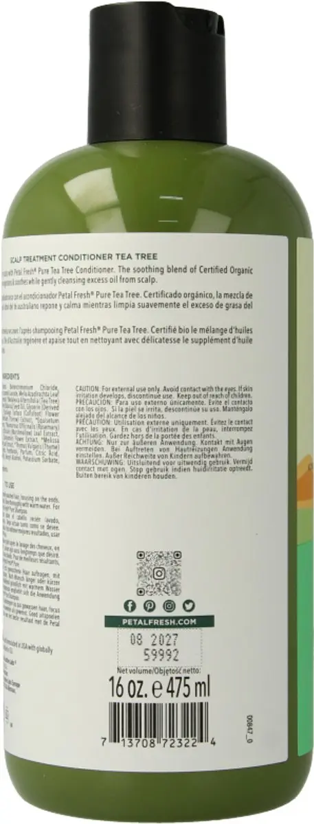 Petal Fresh Tea Tree Conditioner 475ml