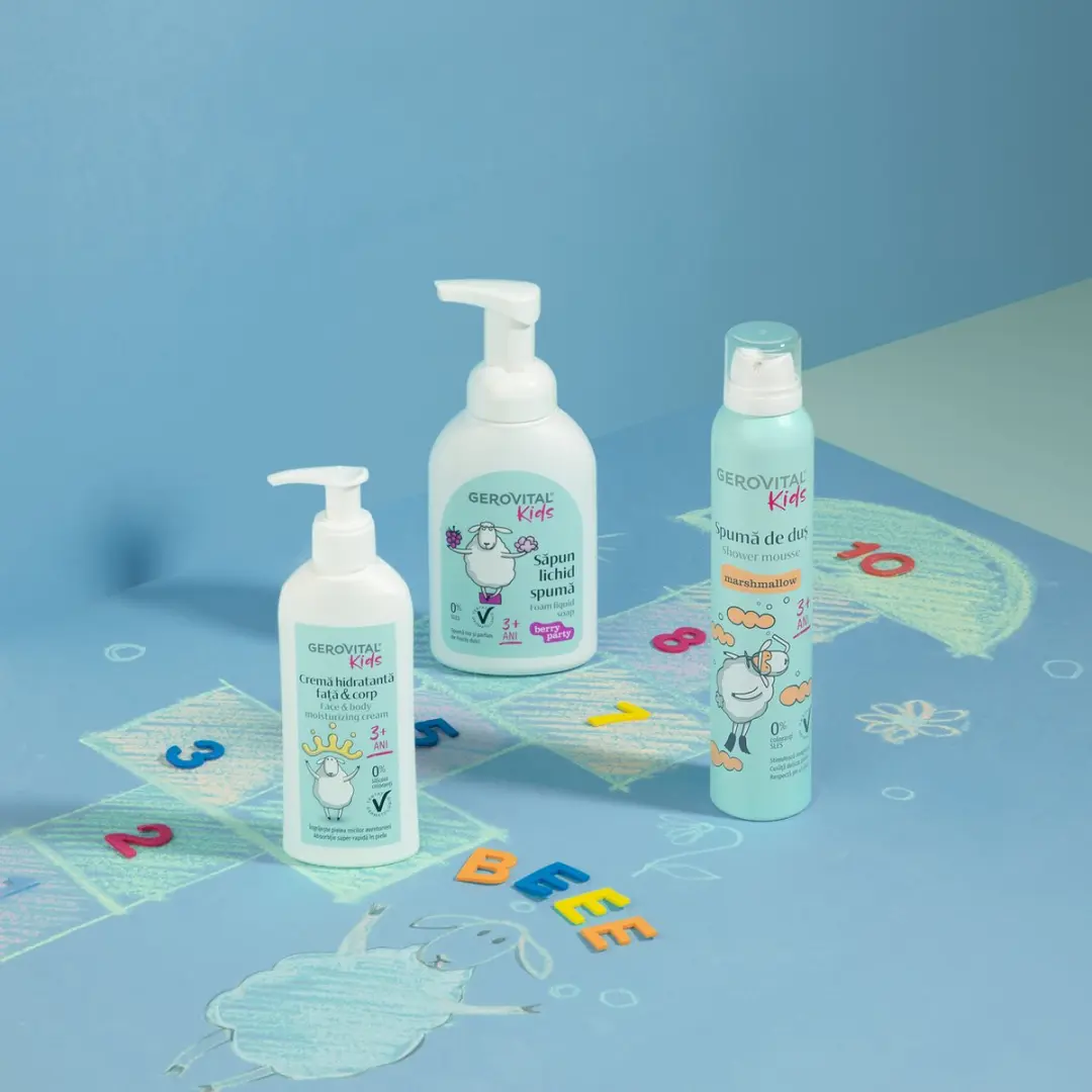 Gerovital Kinderen Hydraterende Crème 150ml - Kokosolie & Vitamine E
