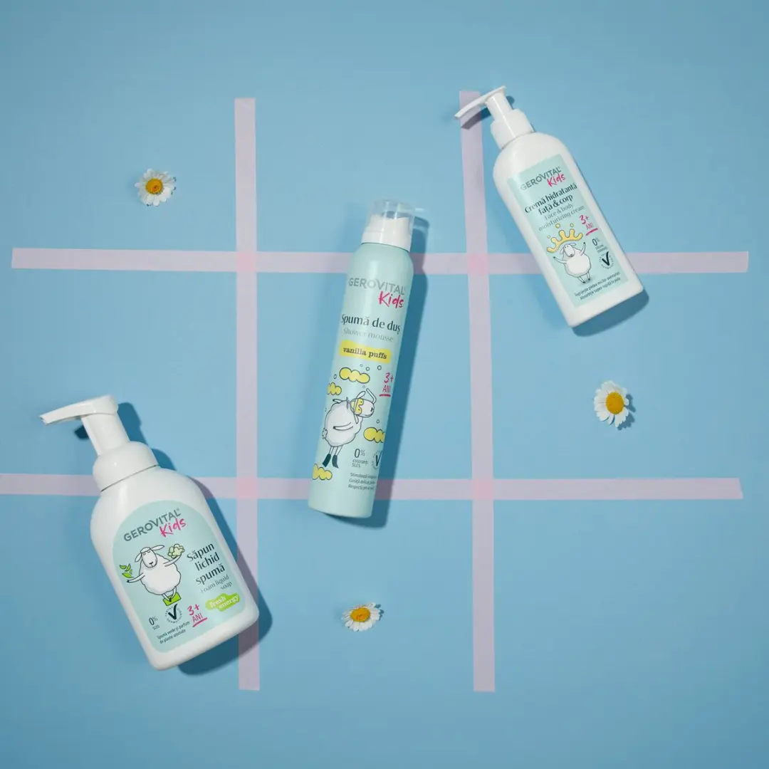 Gerovital Kinderen Hydraterende Crème 150ml - Kokosolie & Vitamine E