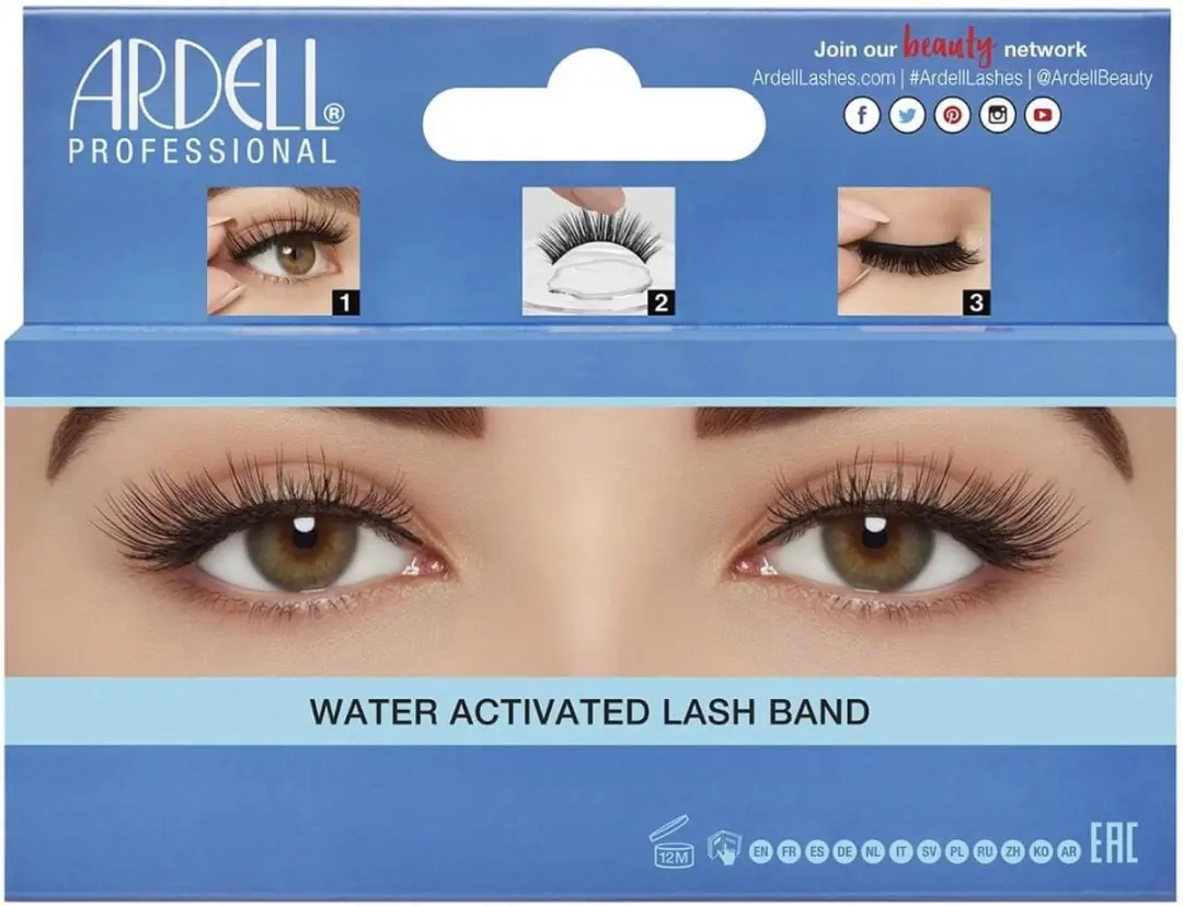Ardell Aqua Lashes 63402 Valse Wimpers - Zwart