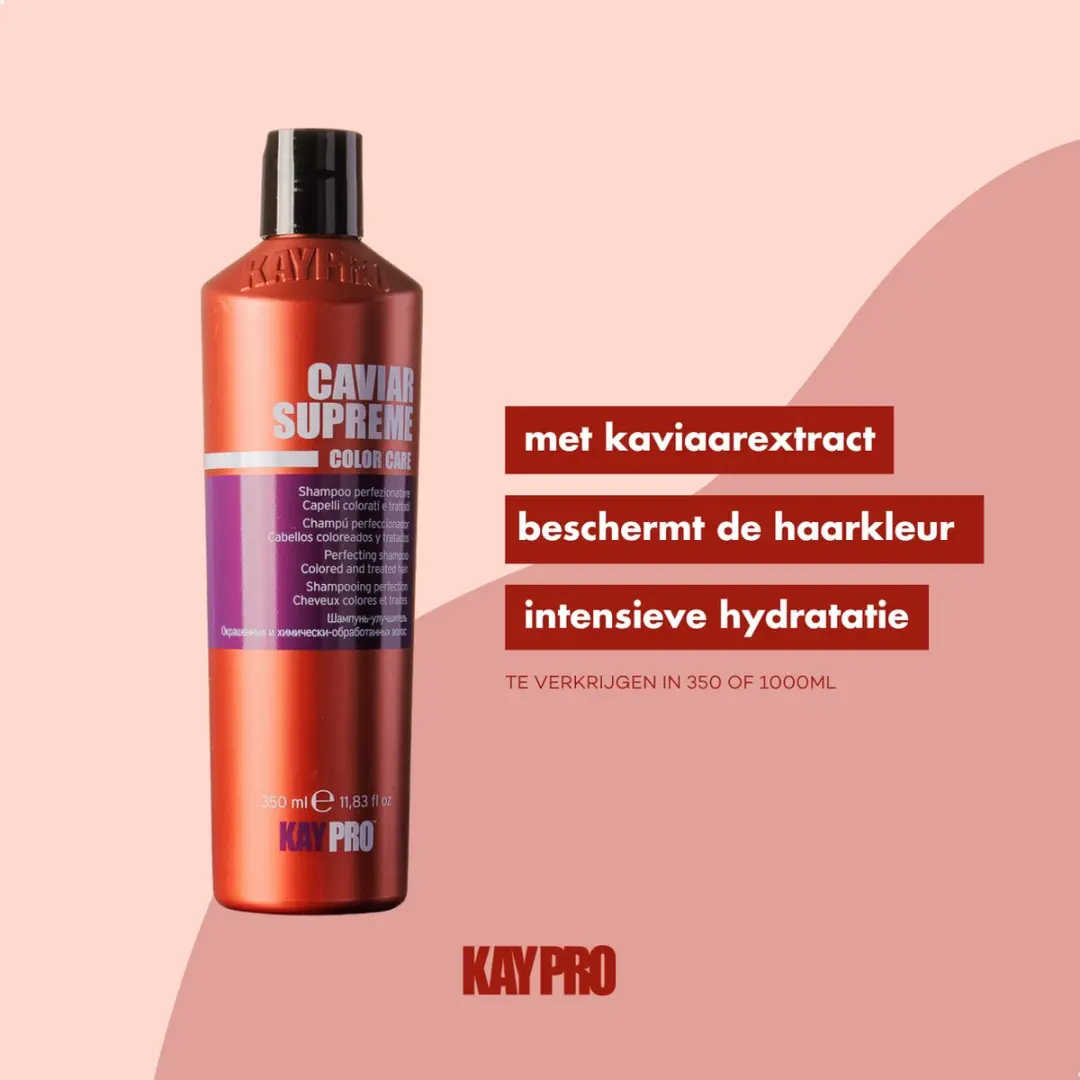 KayPro Shampoo Gekleurd Haar 350ml - Caviar Supreme