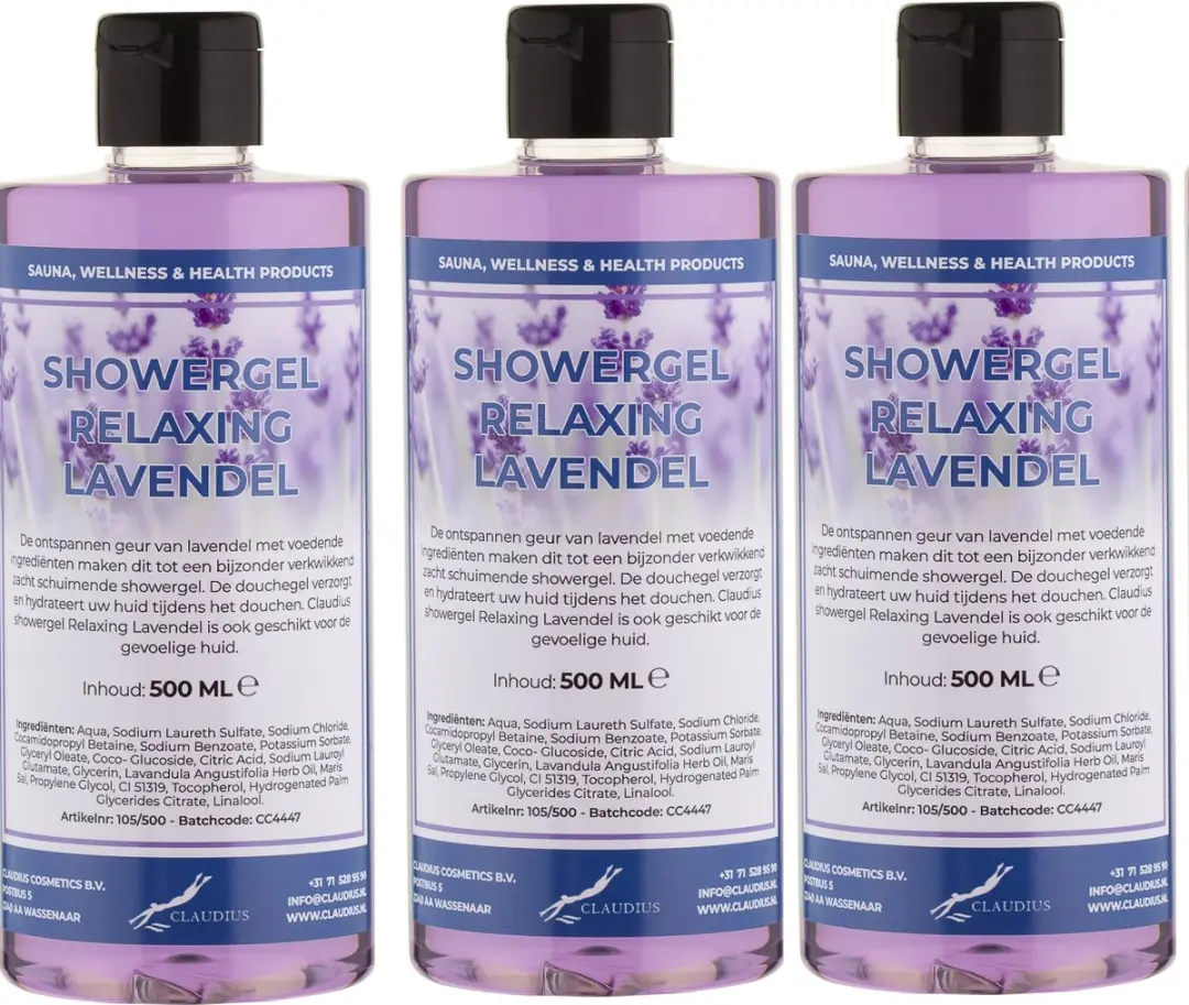 Splashbox Cosmetics Douchegel Relaxing Lavendel 500ml