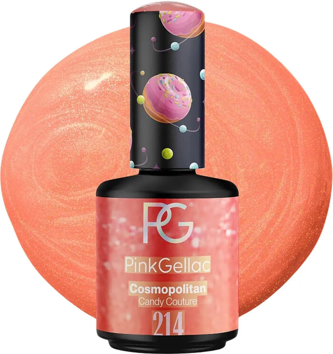 Pink Gellac Glanzende Gel Lak 15ml