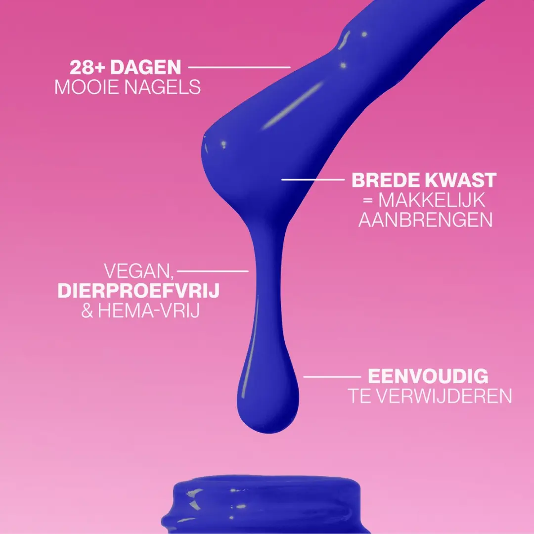 Pink Gellac Delighted Blue 221 Gellak 15ml