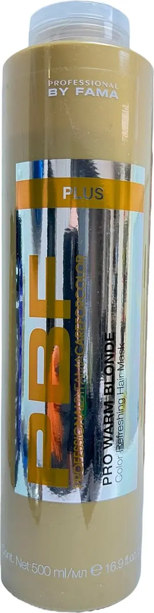 By Fama Warm Blond Color Refreshing Hair Mask 500ml
