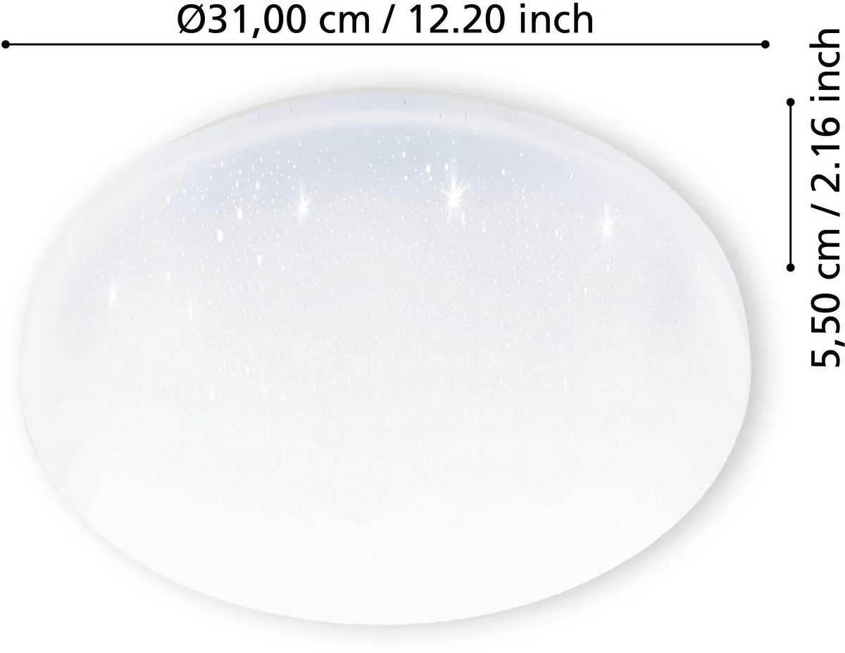 Eglo Frania-s Plafondlamp LED - 31cm Wit