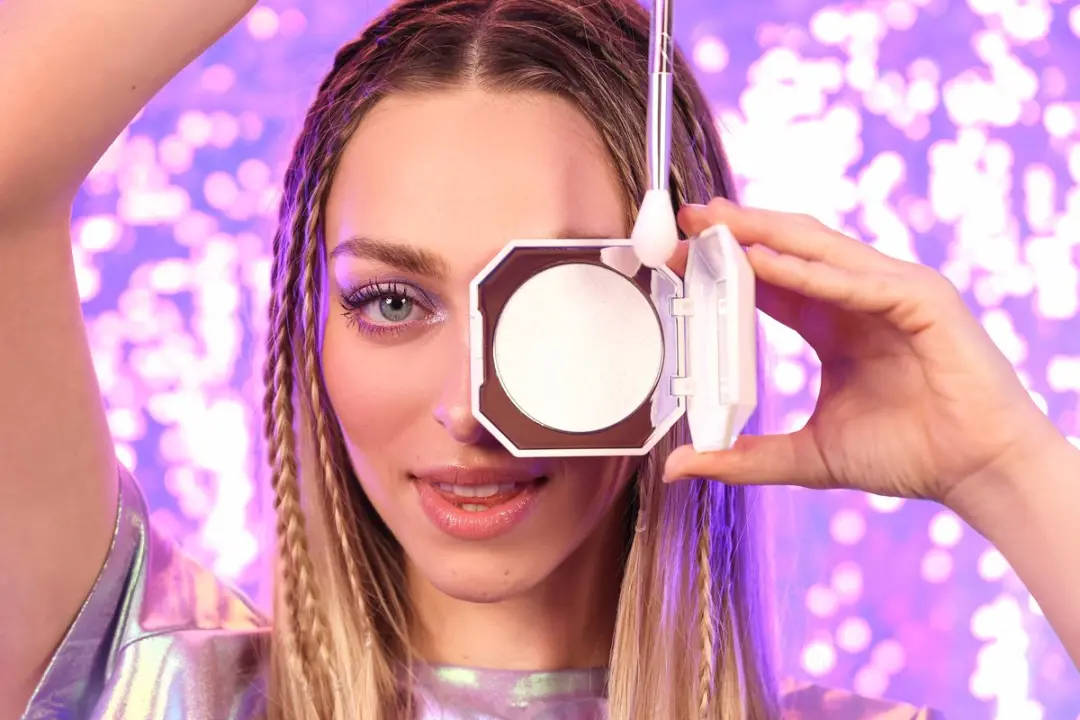 Cent Pur Cent Camille Highlighter Brush - Wit