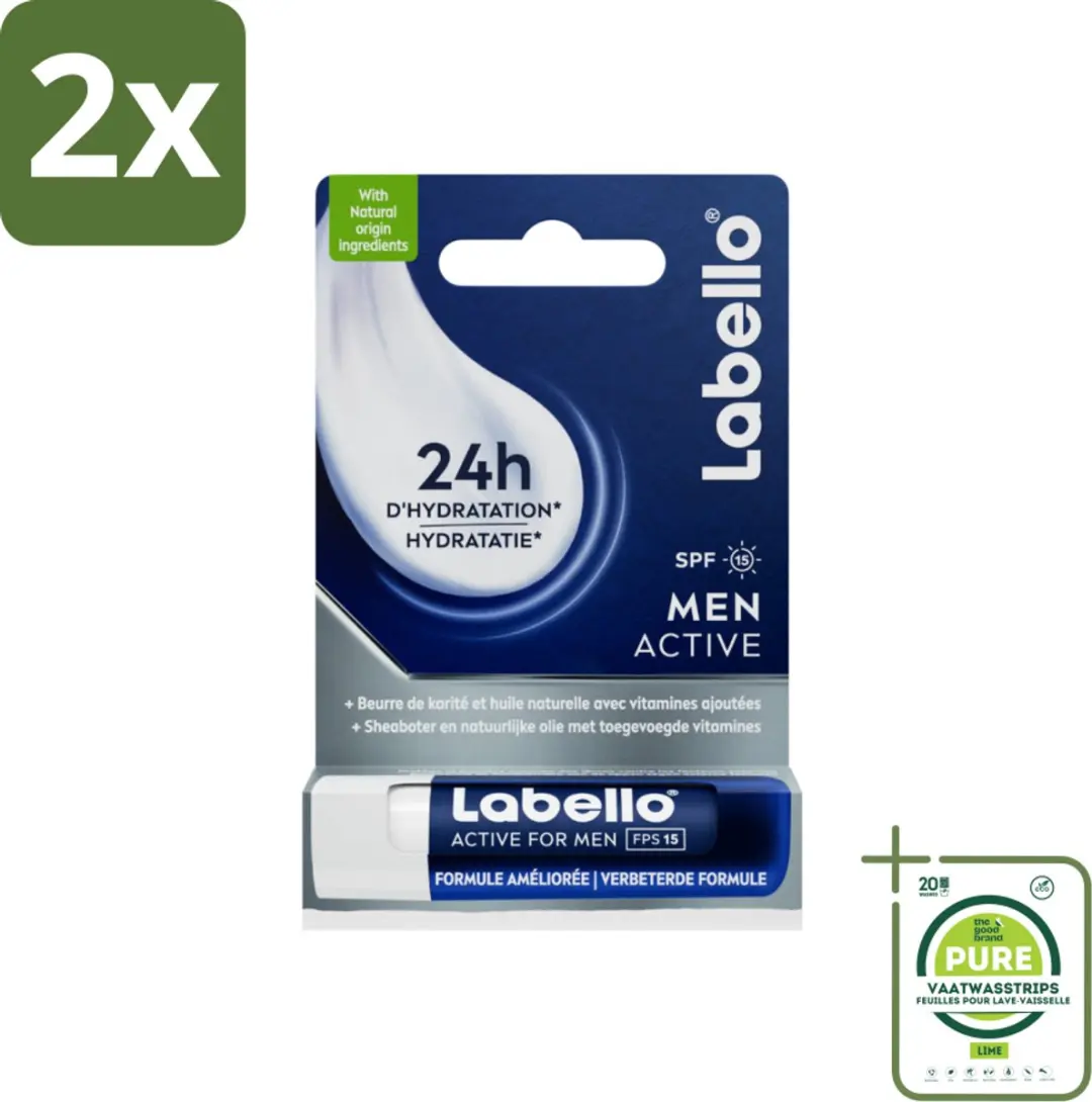 Labello Active For Men Lippenbalsem SPF 15