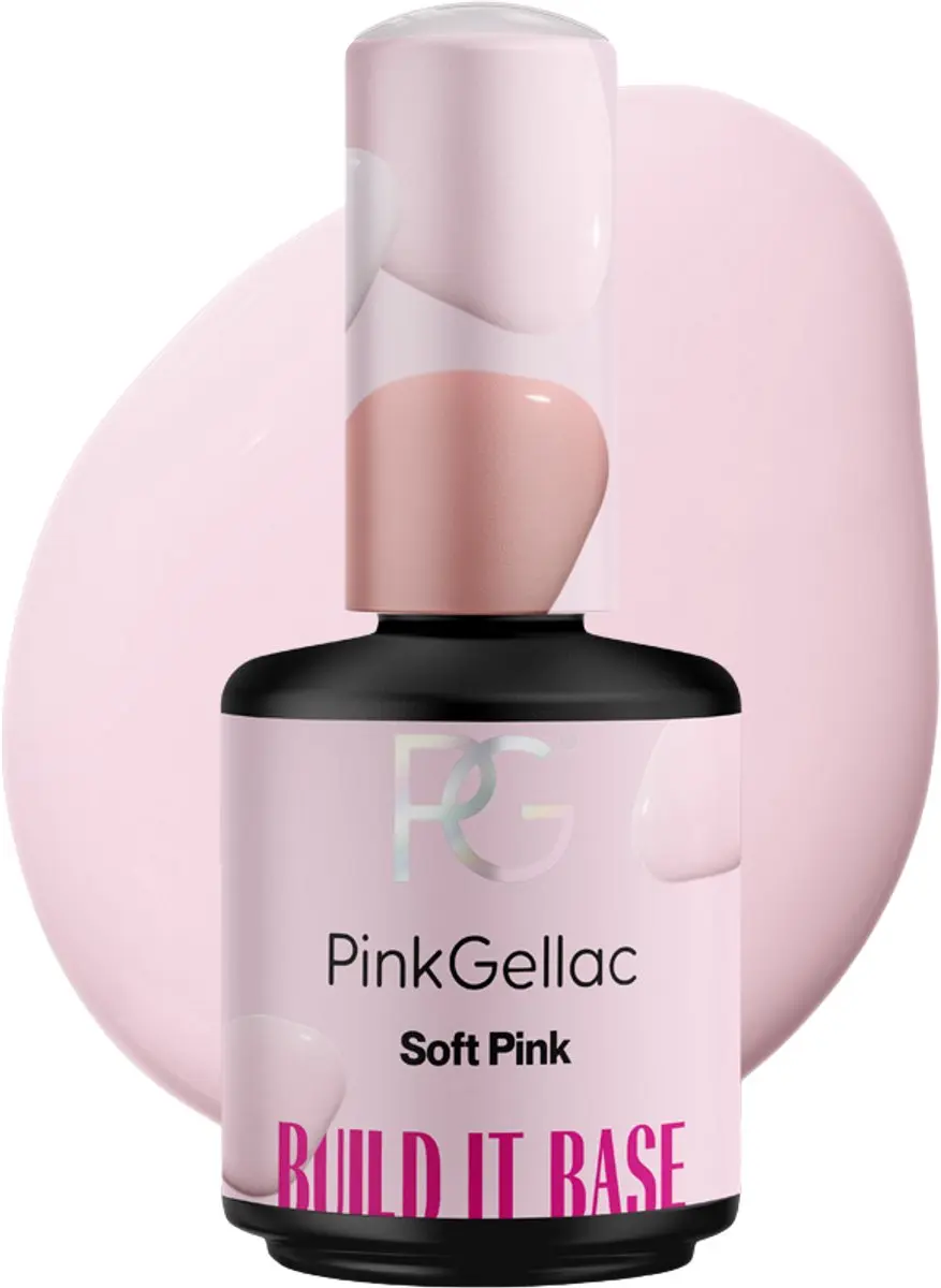 Pink Gellac Builder Gel Soft Pink 15ml