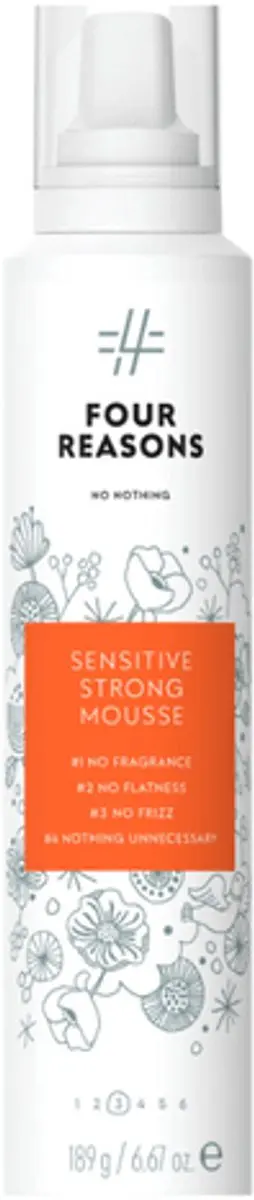Four Reasons No Nothing Sensitive Strong Mousse 200ml