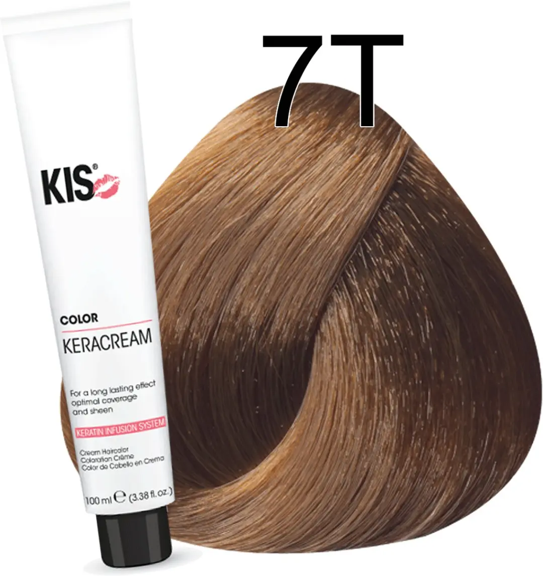 KIS Haarverf 7T Keracream 100ml - Permanent Full Coverage