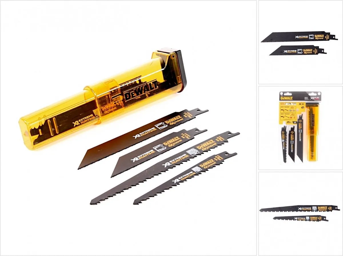 DeWalt DT99551-QZ Reciprozaagbladen - 8-delig - Hout/Metalen