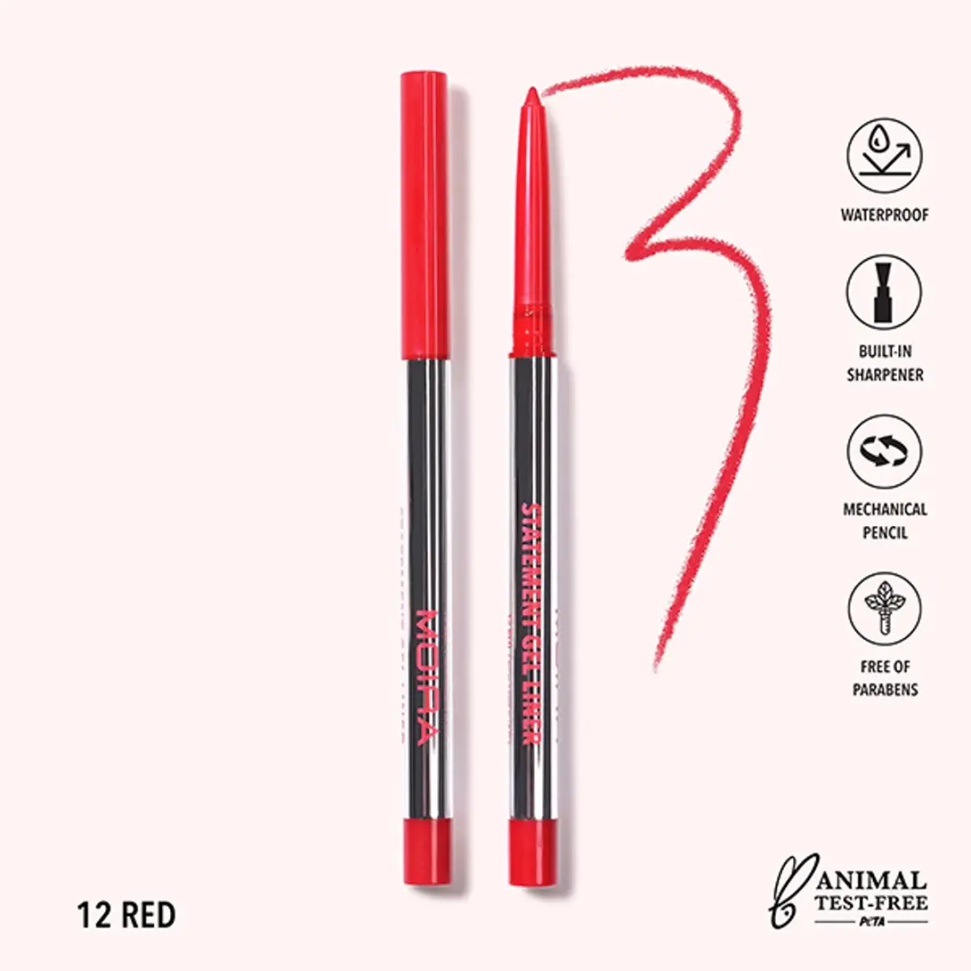 Moira Statement Gel Liner 012 Red