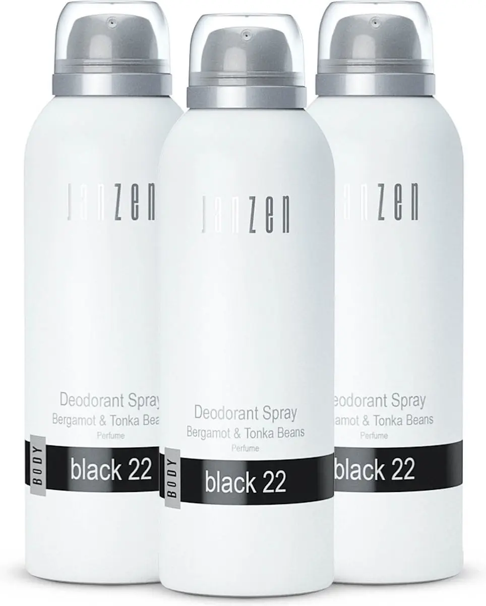 Janzen Deodorant Spray Black 22