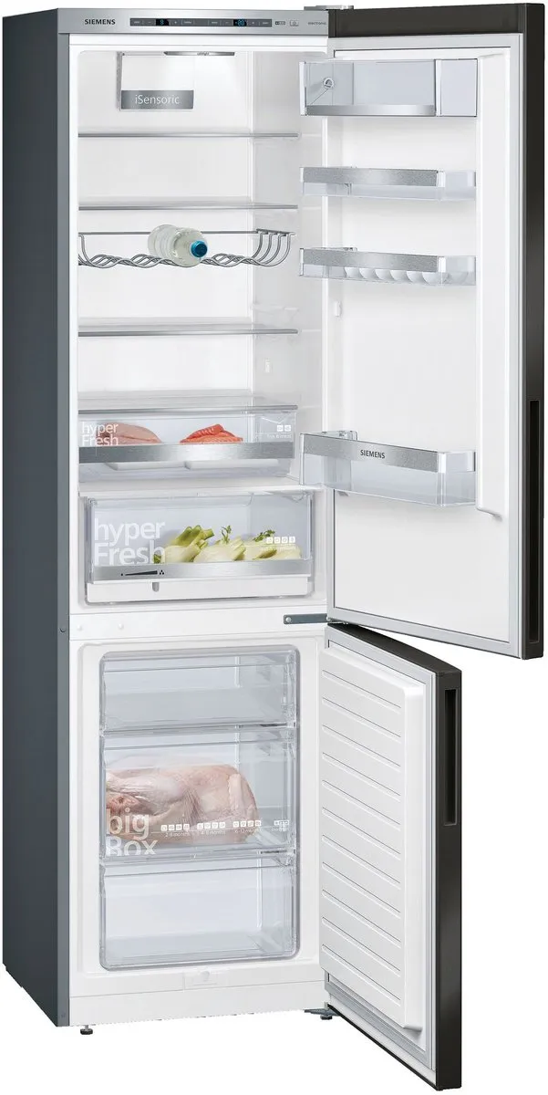 Siemens KG39E8XBA Koelvriescombinatie 343L - Zwart - afbeelding 6 van 6