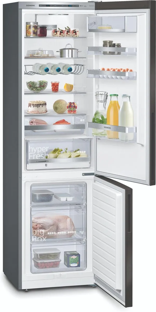 Siemens KG39E8XBA Koelvriescombinatie 343L - Zwart