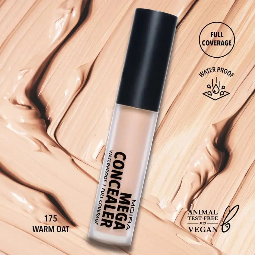 Moira Mega Waterproof Concealer 175 Warm Oat - 5ml