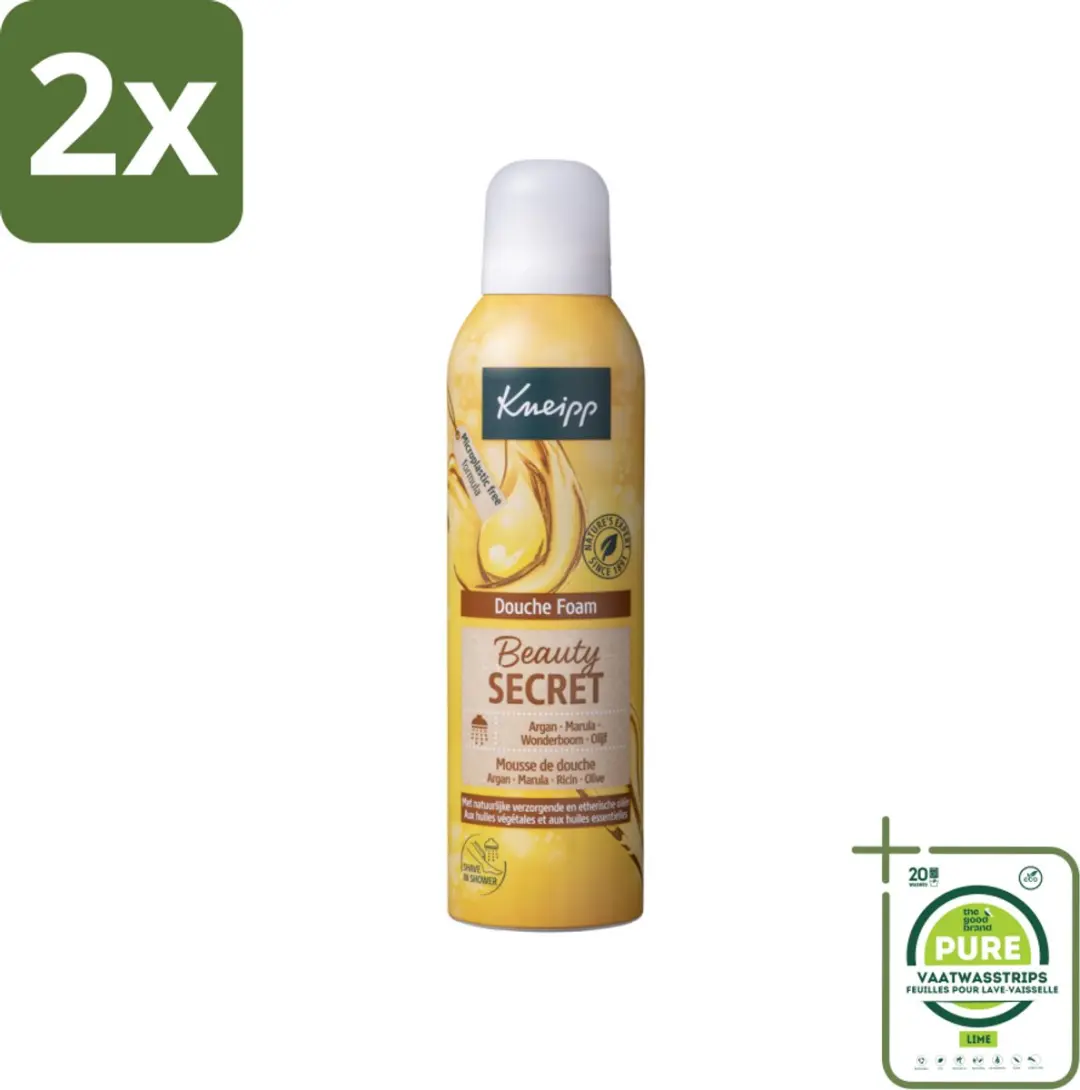 Kneipp Beauty Secret Douche Schuim 400ml - 2 Stuks