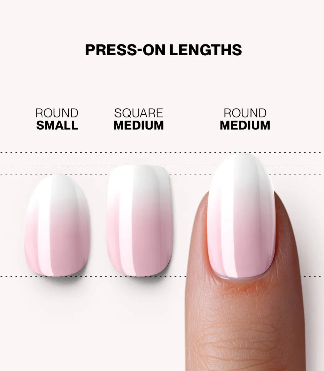 Pink Gellac Press On Nails 2002 Babyboom Bliss - 30 Stuks
