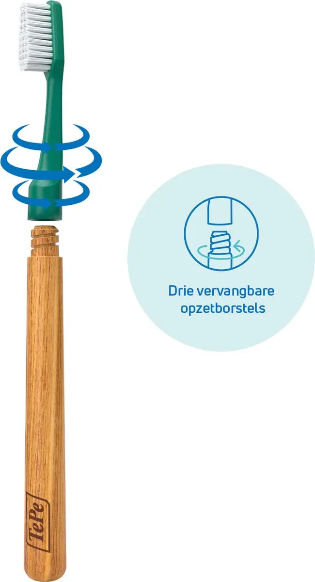 TePe Choice Tandenborstel Groen - 3 Stuks