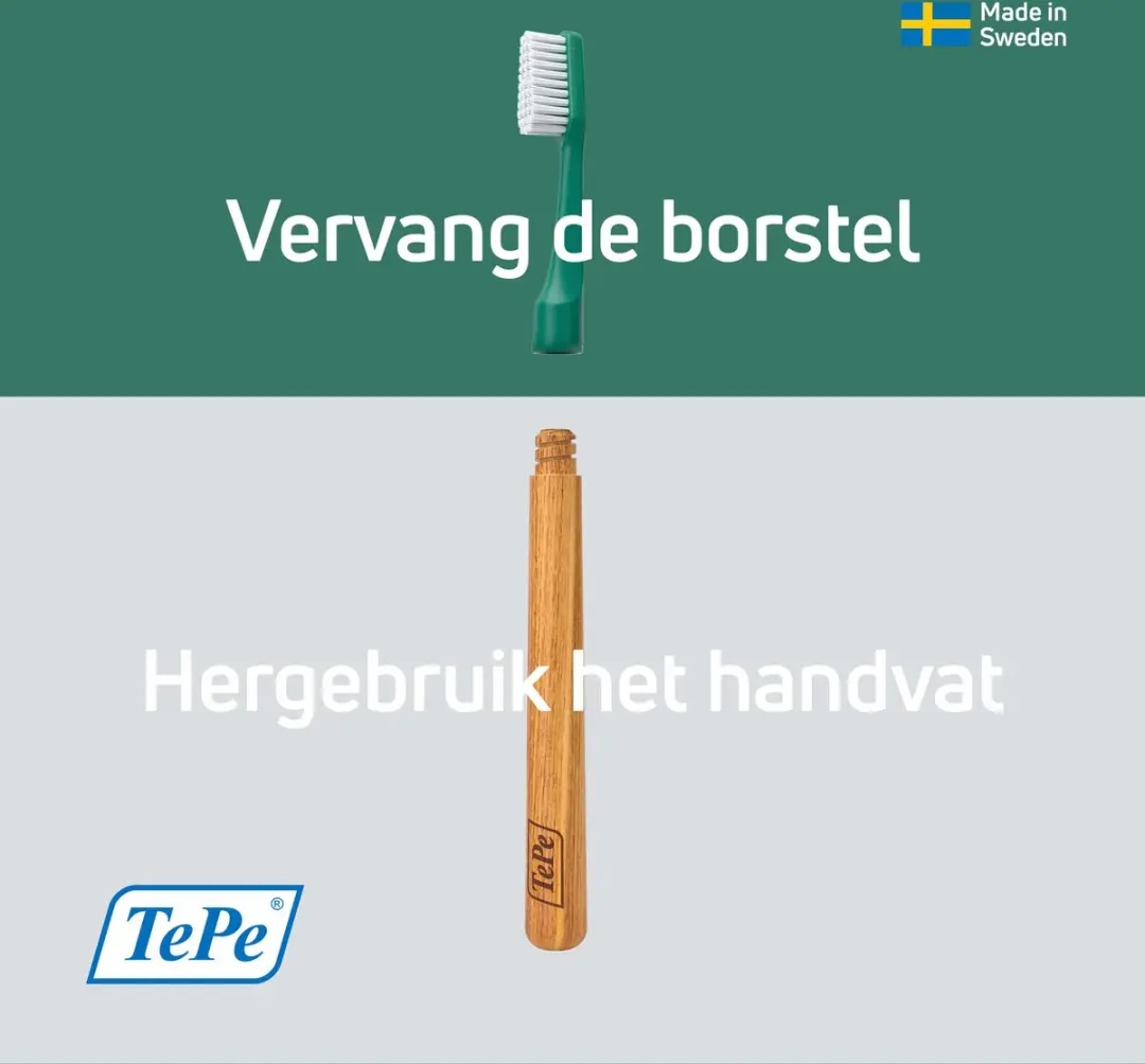 TePe Choice Tandenborstel Groen - 3 Stuks