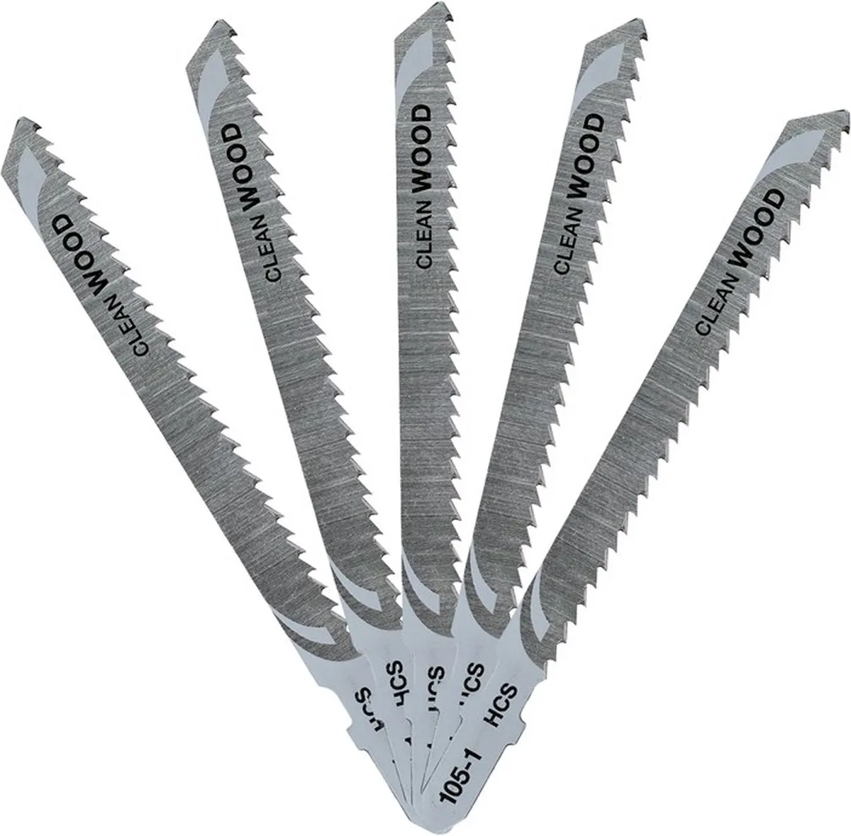 DeWalt DT2165 HCS Decoupeerzaagblad - 2,5mm Tandafstand - 5 Stuks