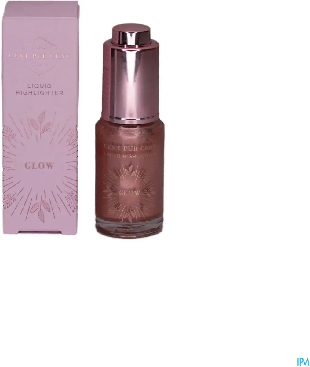 Cent Pur Cent Glow Liquid Highlighter 20ml - Transparant - afbeelding 6 van 6