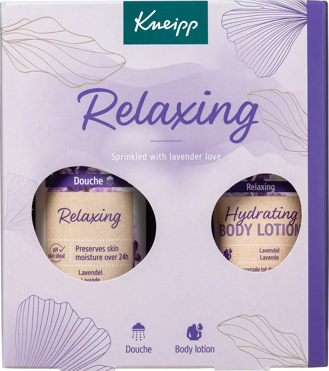 Kneipp Relaxing Moments Geschenkset - Douchegel & Bodylotion 275ml
