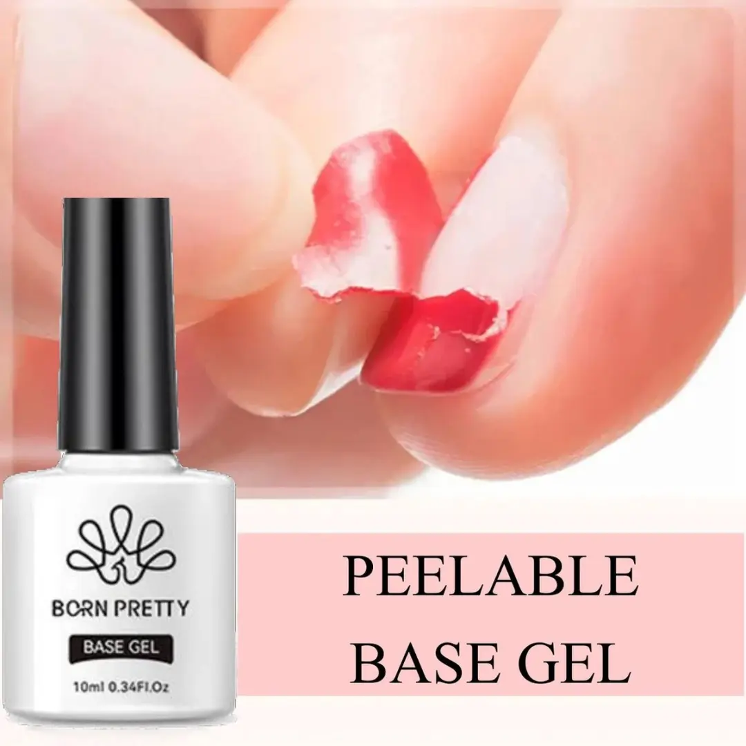 Born Pretty Peel Off Base Coat 10ml - Transparant
