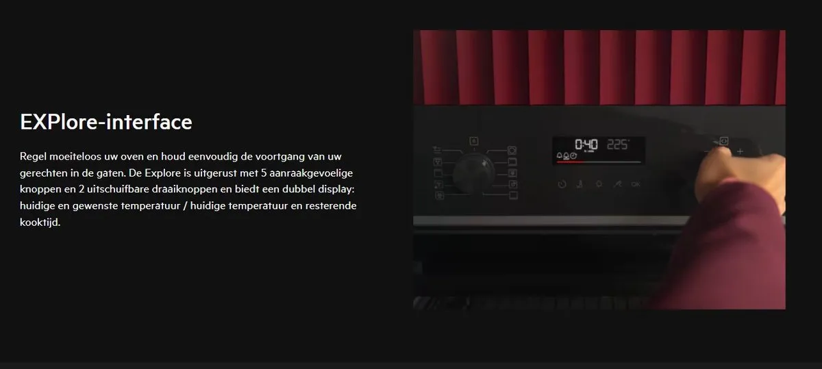 AEG TU5PB40SK Inbouw Hetelucht Oven 72L - Zwart