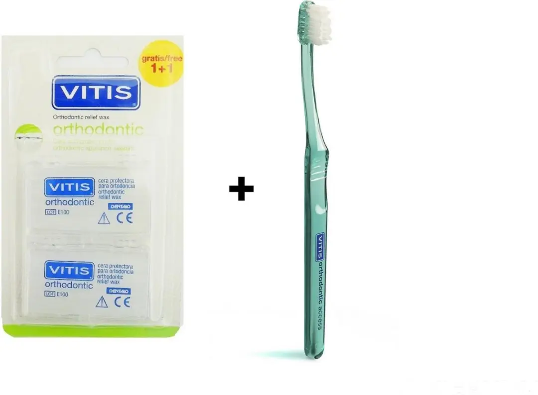 Vitis Orthodontic Wax & Tandenborstel