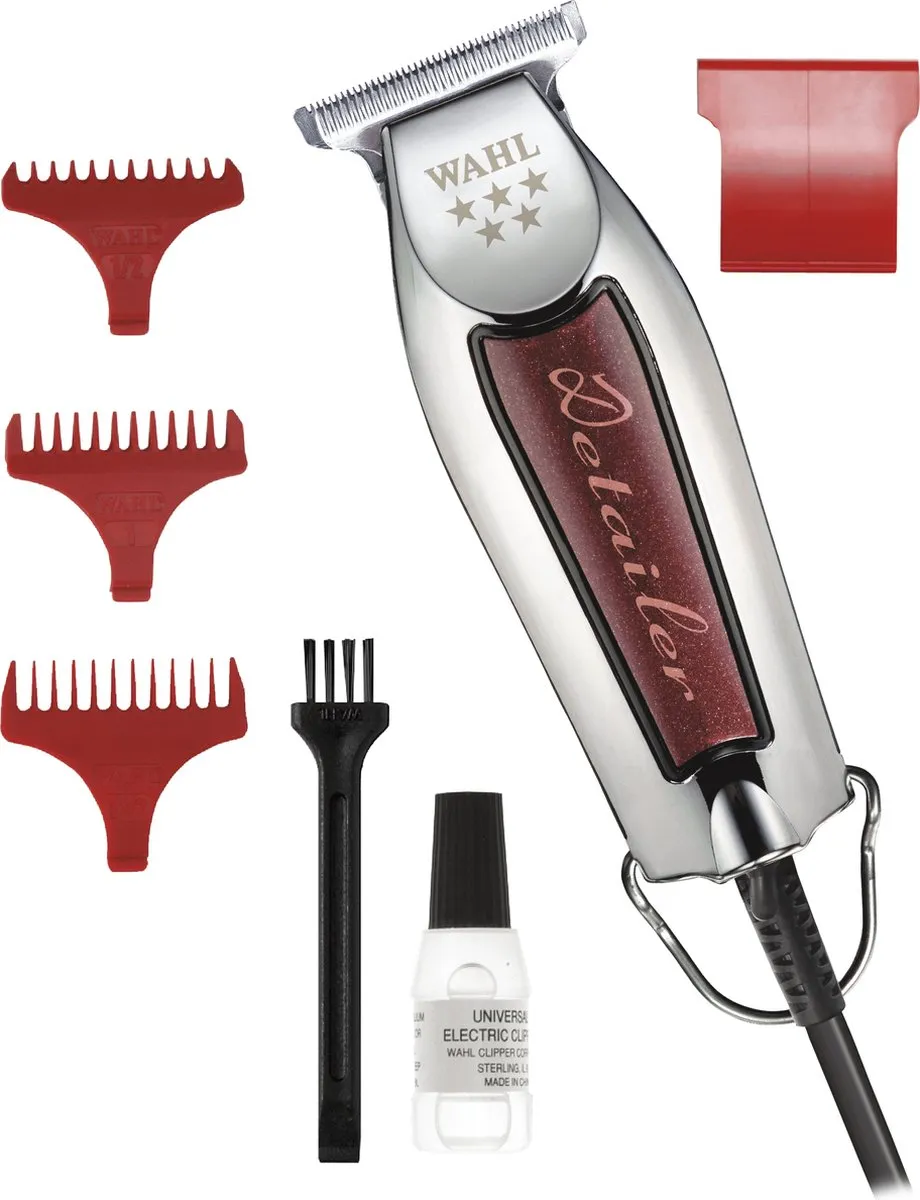 Wahl Detailer 5 Star T-Wide Baardtrimmer - Bordeaux