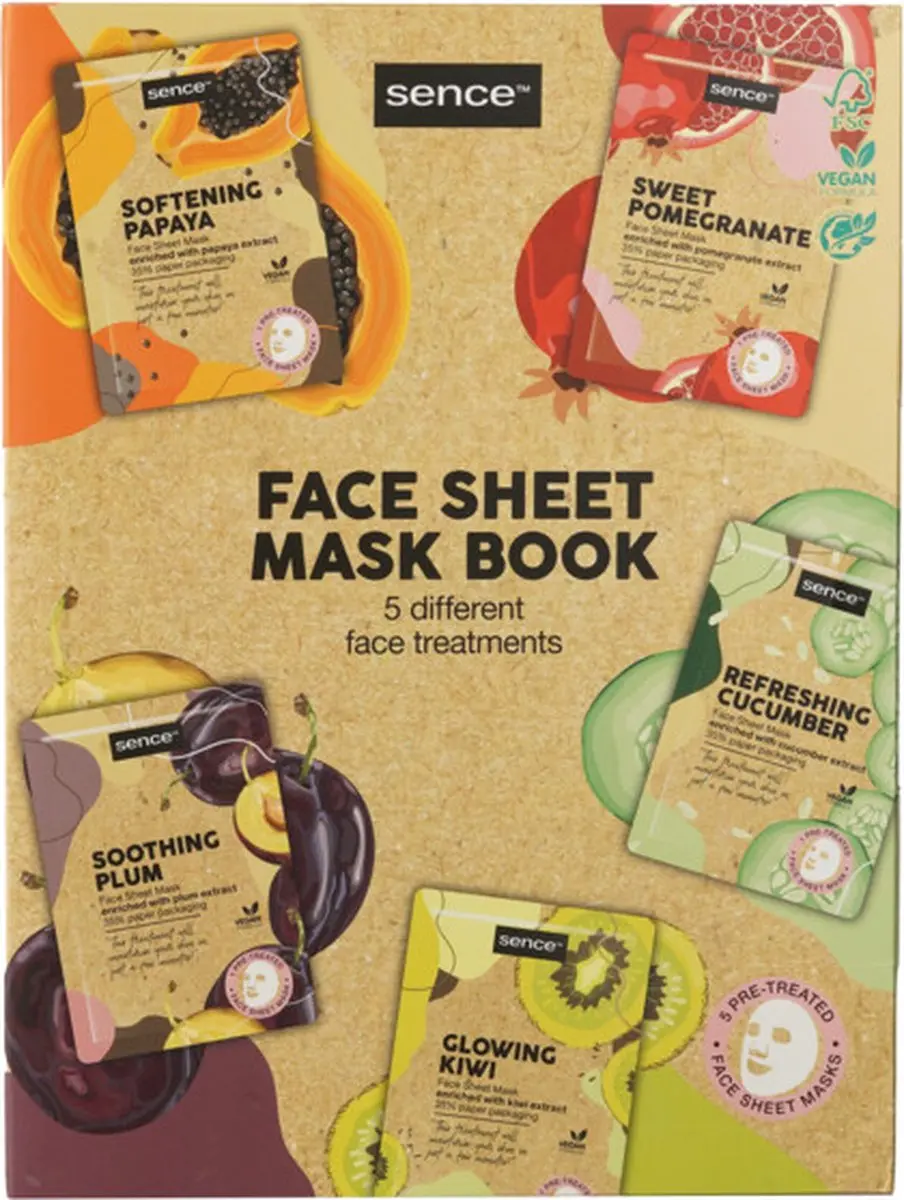 Sence Planet Love Gezichtsmaskers - 5-delig