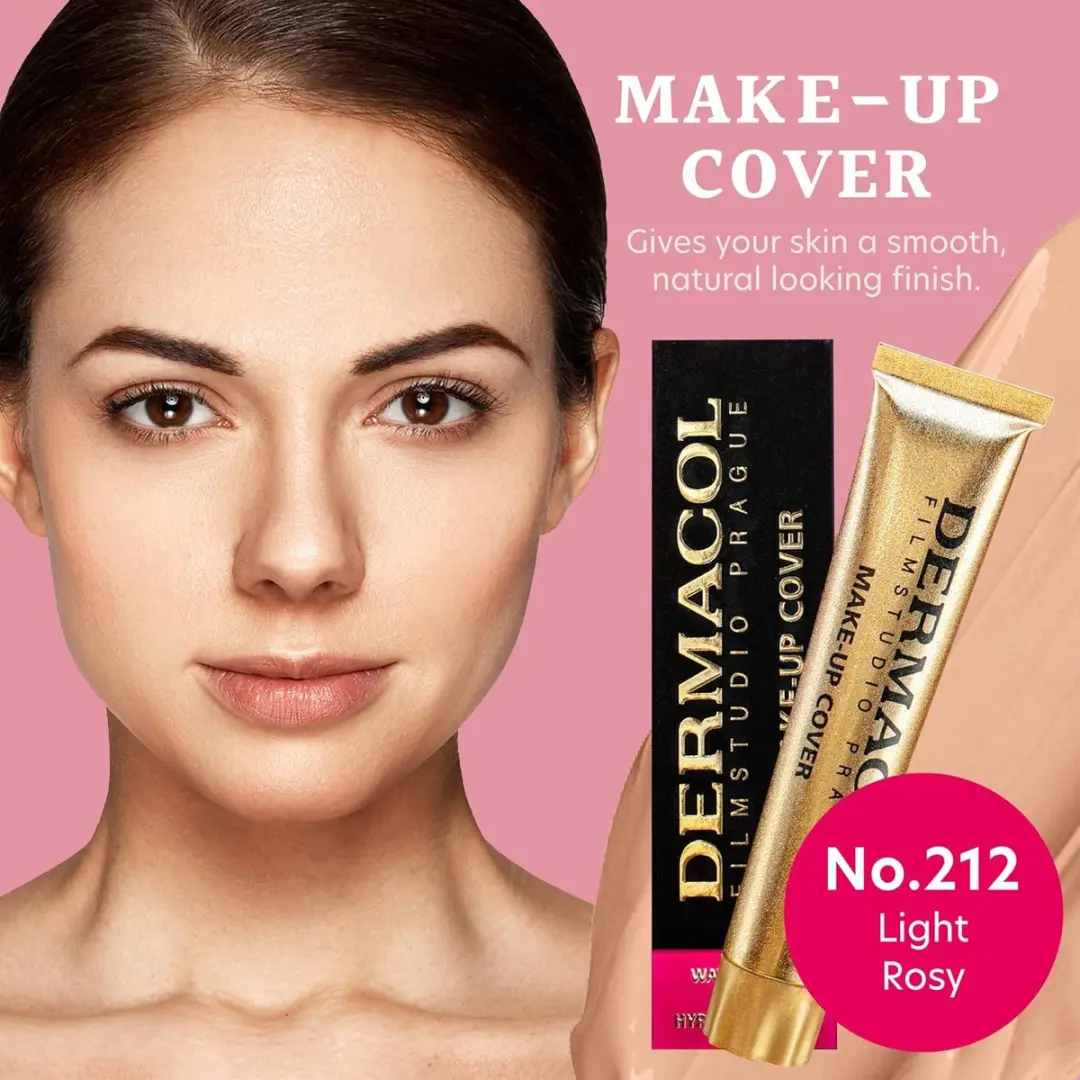 Dermacol Full Coverage Matte Foundation 212 - 30ml - Lichtroze
