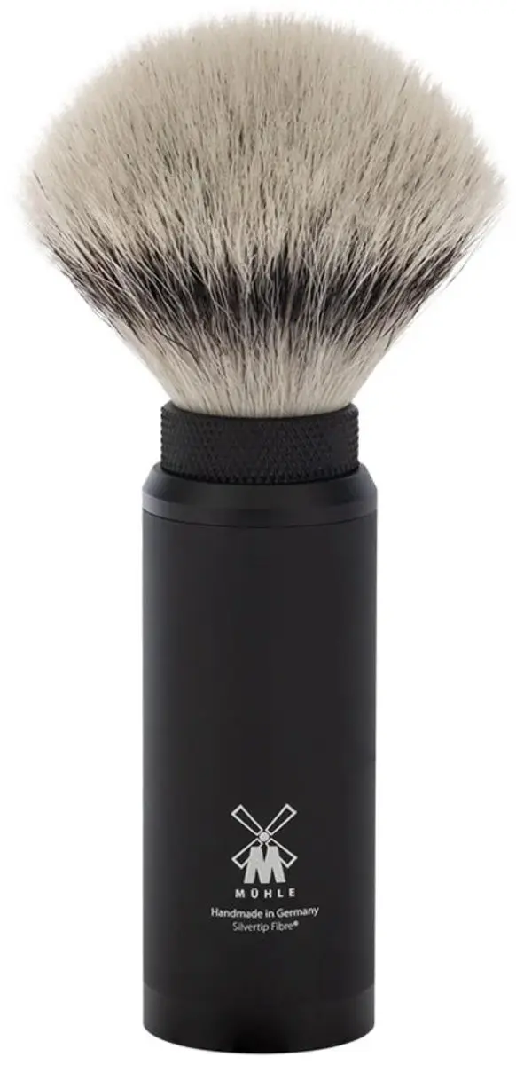 Mühle Reisscheerkwast Silvertip Fibre Zwart
