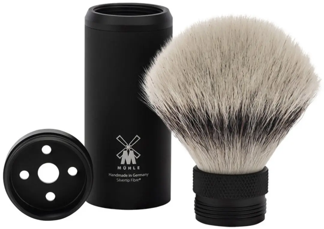 Mühle Reisscheerkwast Silvertip Fibre Zwart