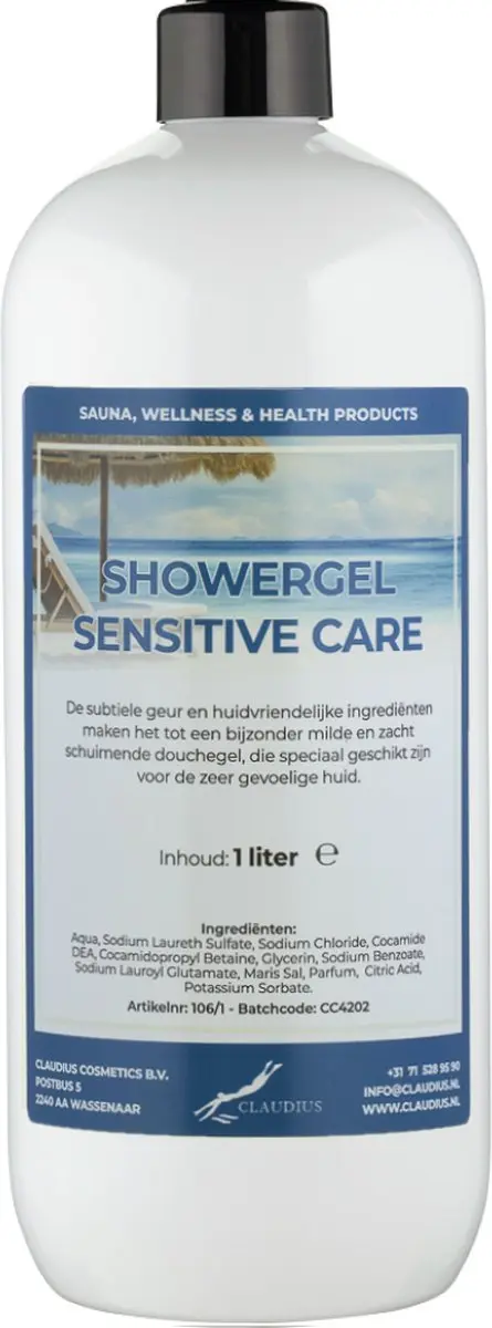 Splashbox Cosmetics Douchegel Sensitive Care 1L
