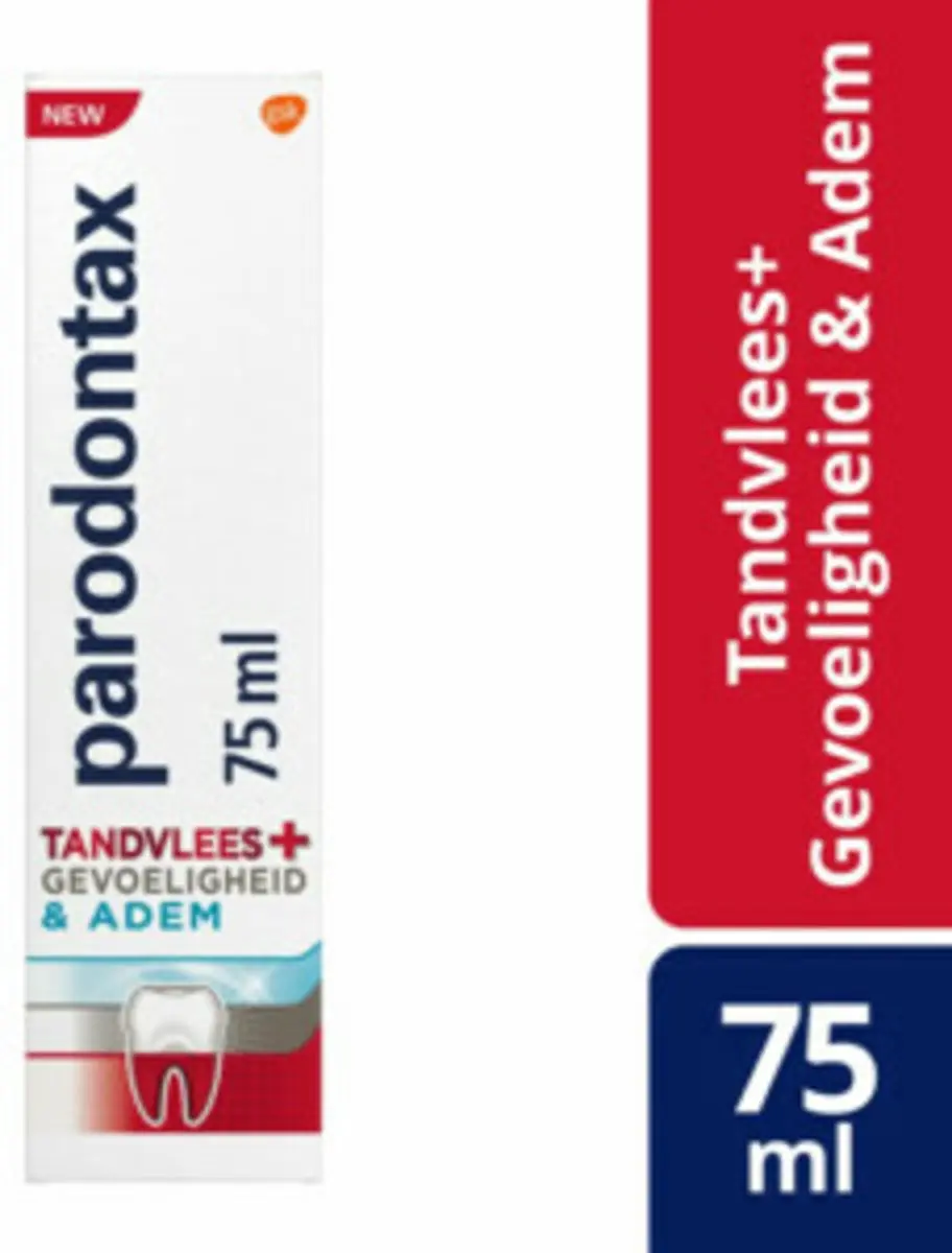 Parodontax Tandpasta Tandvlees+Gevoeligheid & Adem 75ml - 3 Stuks