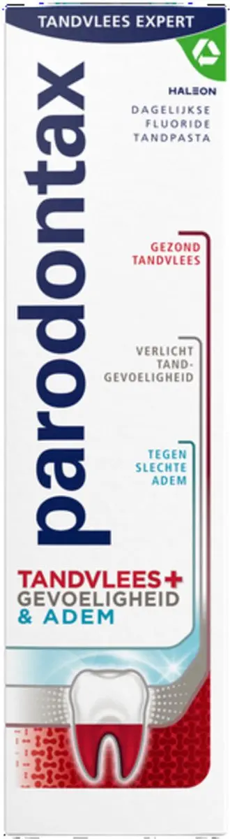 Parodontax Tandpasta Tandvlees+Gevoeligheid & Adem 75ml - 3 Stuks