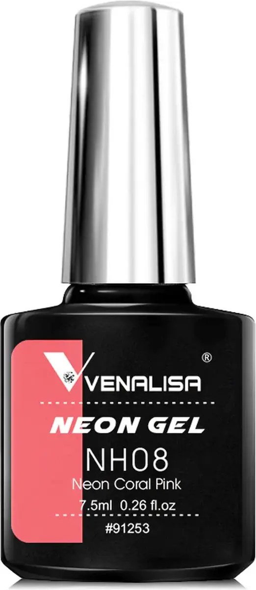 Venalisa UV Gellak Neon Perzik - 7.5ml - 2 Stuks