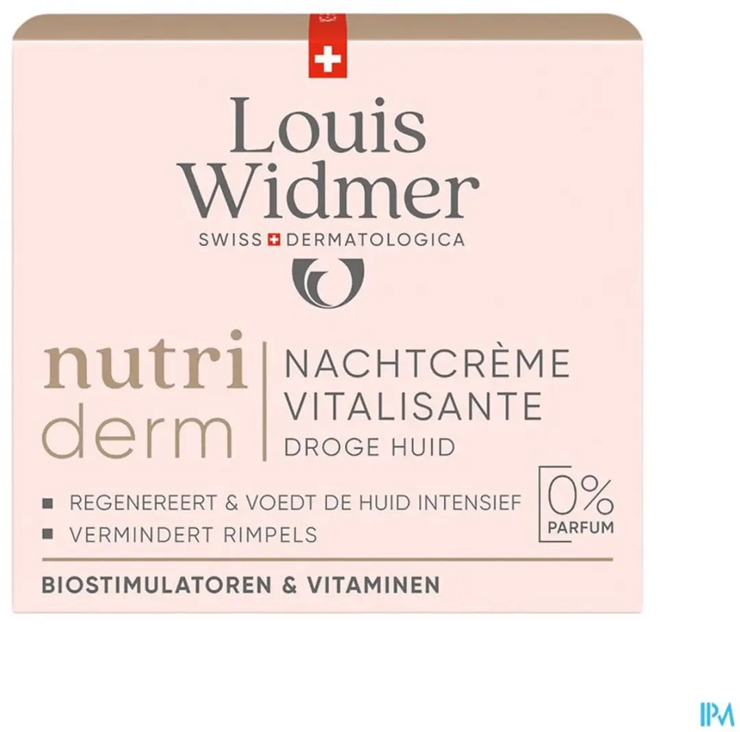 Louis Widmer Nutriderm Nachtcrème Droge Huid 50ml