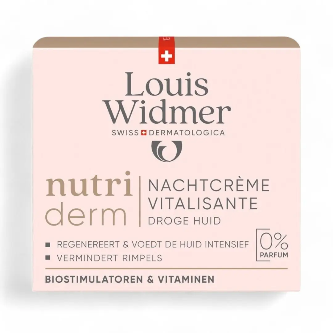Louis Widmer Nutriderm Nachtcrème Droge Huid 50ml