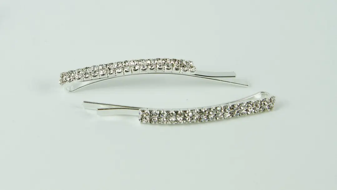 Hairmode Schuifspelden 2 Rij Strass