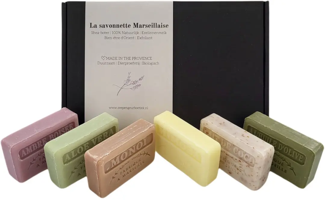 Savon de Marseille Zeepcadeau 6 Stuks