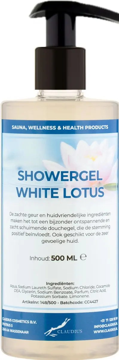 Splashbox Cosmetics White Lotus Douchegel 500ml
