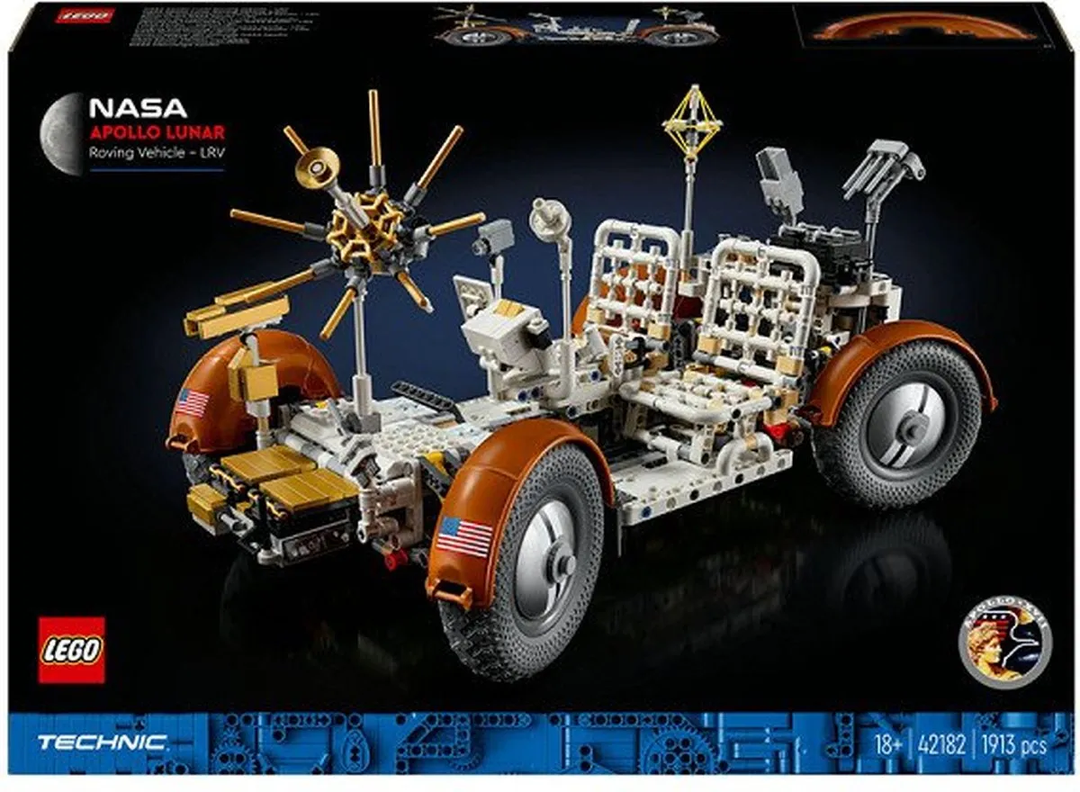 LEGO Technic NASA Apollo Maanwagen LRV 42182 - 1913 Stukken