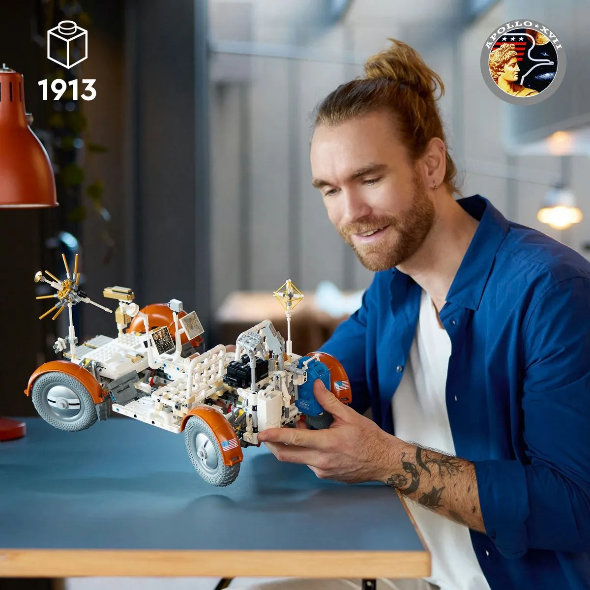 LEGO Technic NASA Apollo Maanwagen LRV 42182 - 1913 Stukken